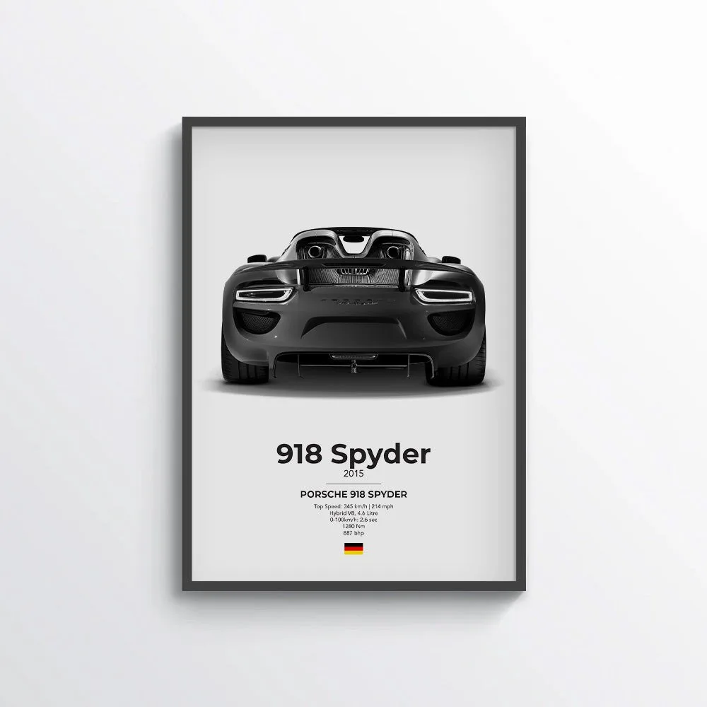 Porsche 918 Spyder Poster