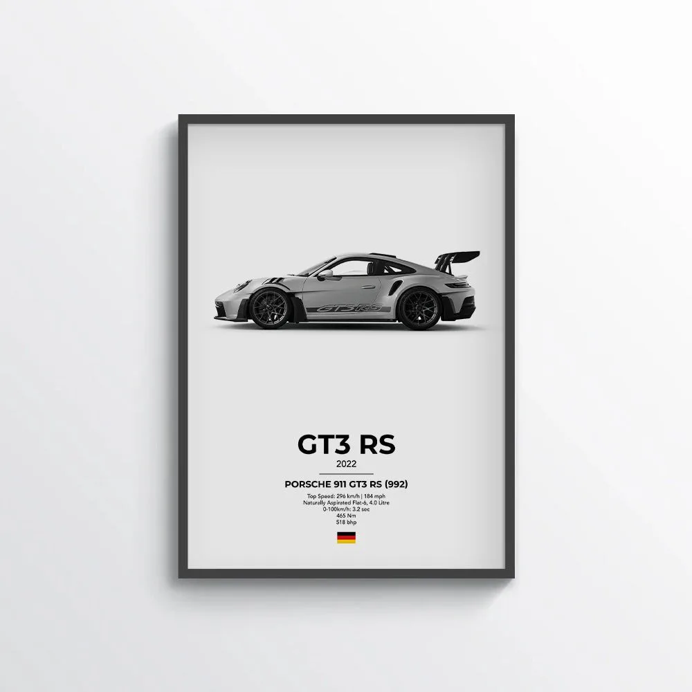 Porsche 911 GT3 RS (992) Poster