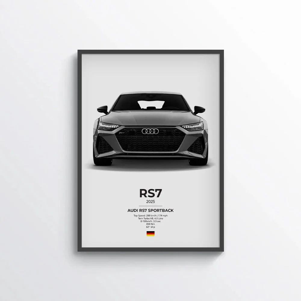 Audi RS7 Poster