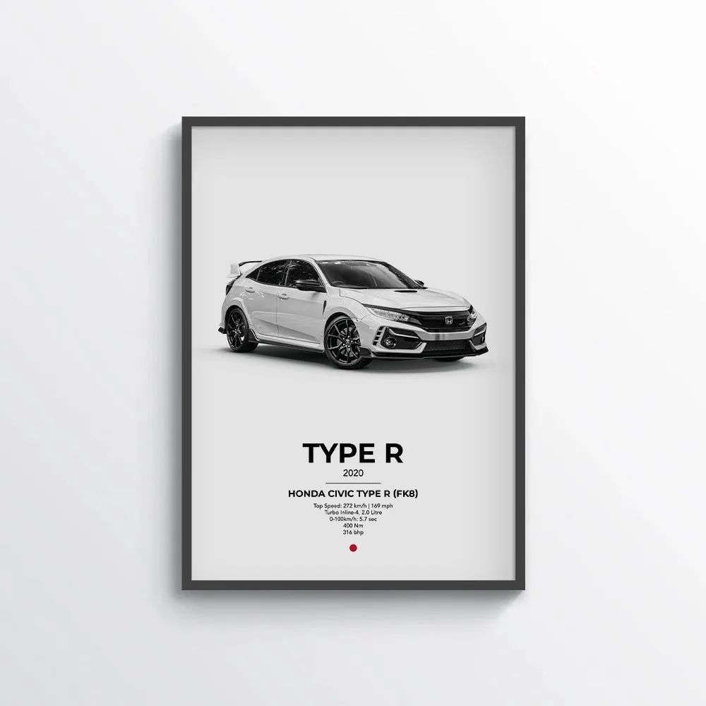 Honda Civic Type R (FK8) Poster