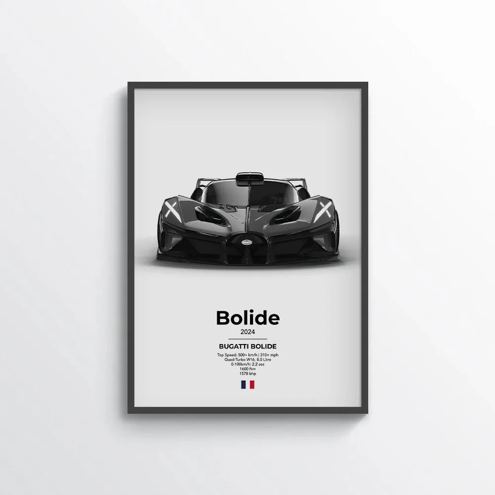 Bugatti Bolide Poster