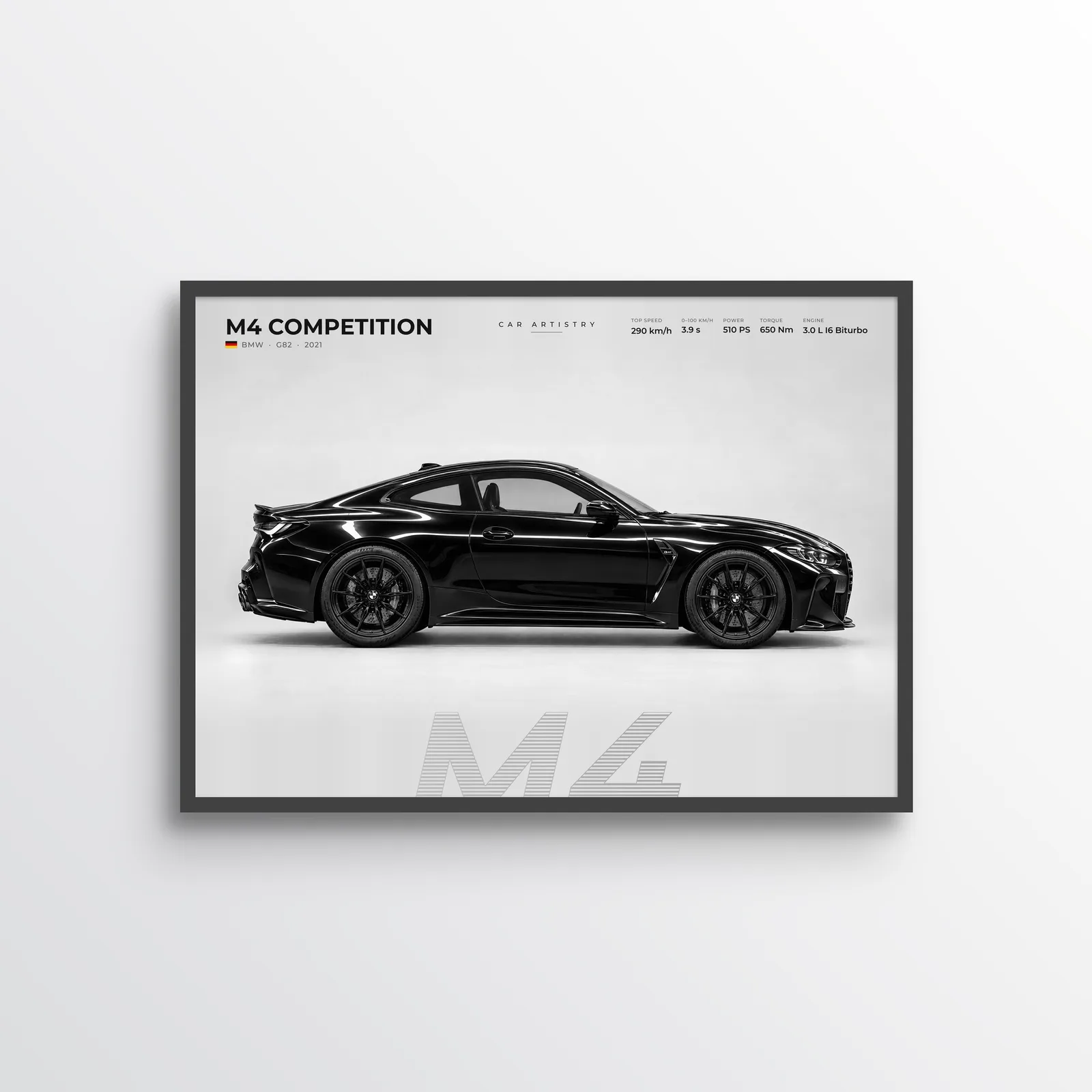 BMW M4 Competition (G82) – Profile Series Poster