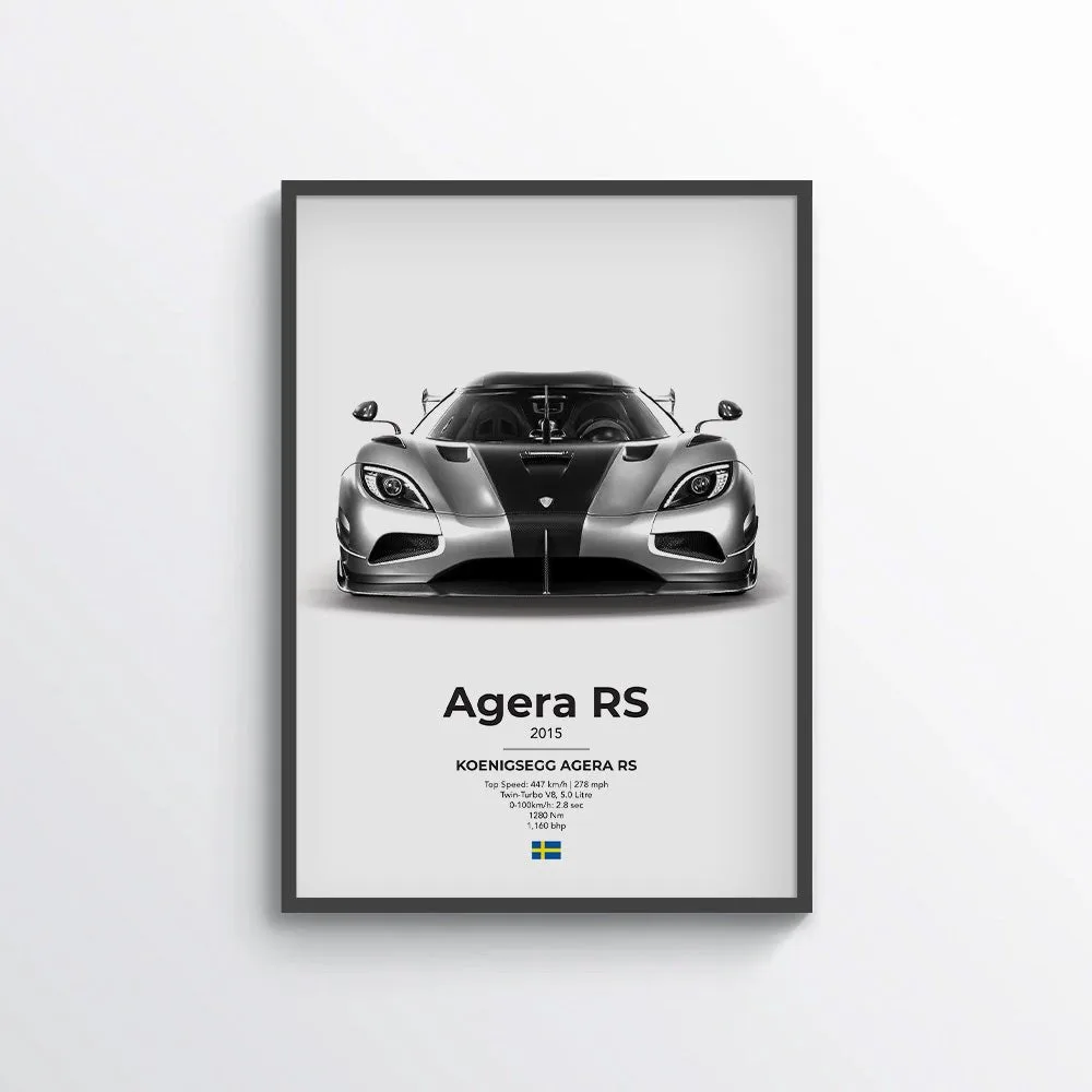 Koenigsegg Agera RS Poster