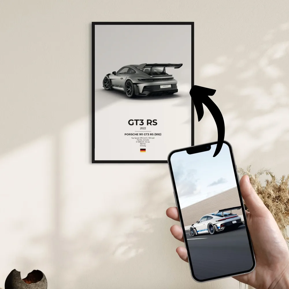 Beispiel eines individuellen Auto-Posters