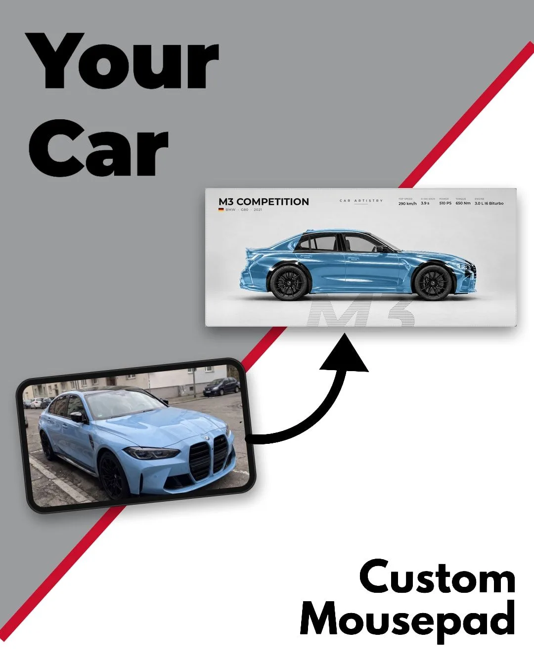 Custom Profile Mousepad